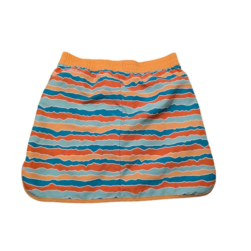 COLUMBIA GIRLS lightweight, performance athletic skort, size M (10-12), Colorful